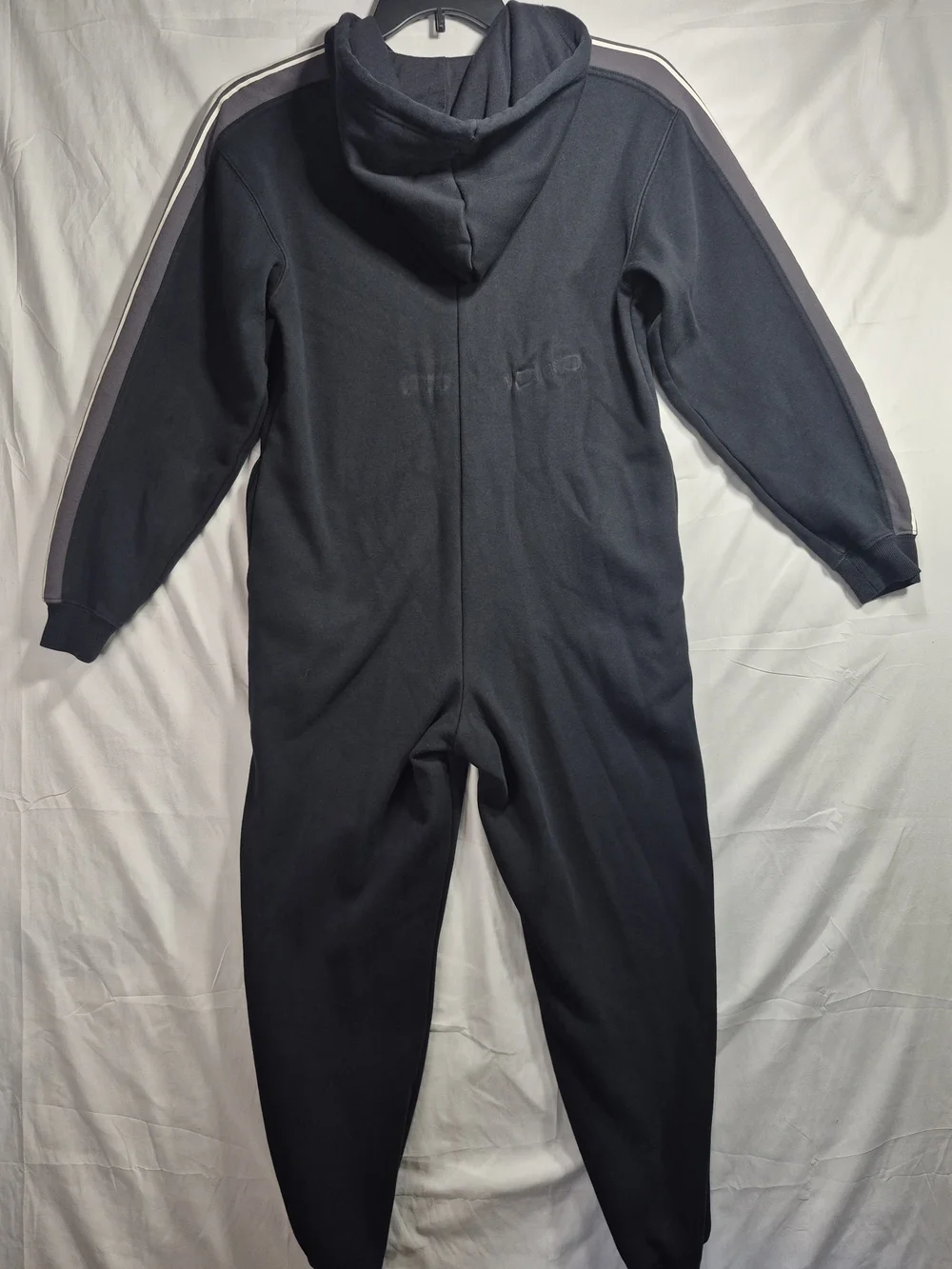 Fabletics Black Zip-Front Hoodie with White Brand Tag